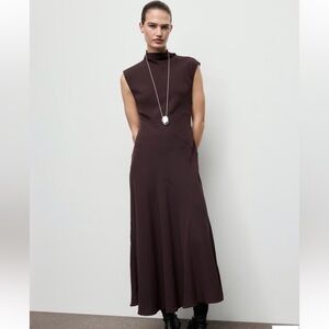 NWT Mango A Line Turtleneck Dress